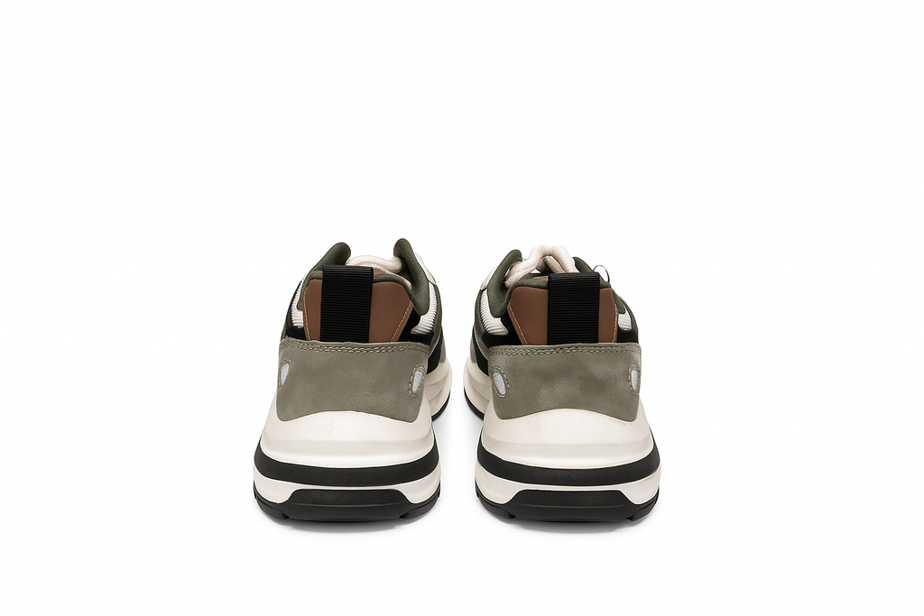 Olive Green Casual Sneakers