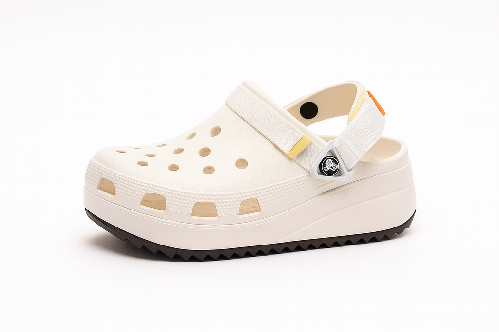 Crocs Classic Platform Clog – Off-White