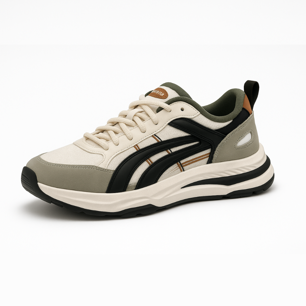 Olive Green Casual Sneakers